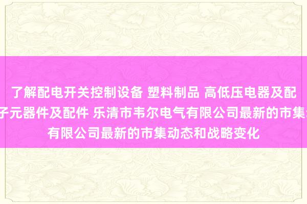 了解配电开关控制设备 塑料制品 高低压电器及配件 成套设备 电子元器件及配件 乐清市韦尔电气有限公司最新的市集动态和战略变化